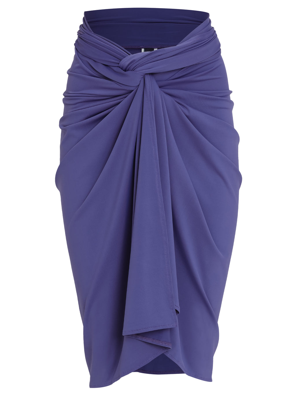 Orixa Purple Plain Pareo Multi-Wear Wraparound Midi Skirt