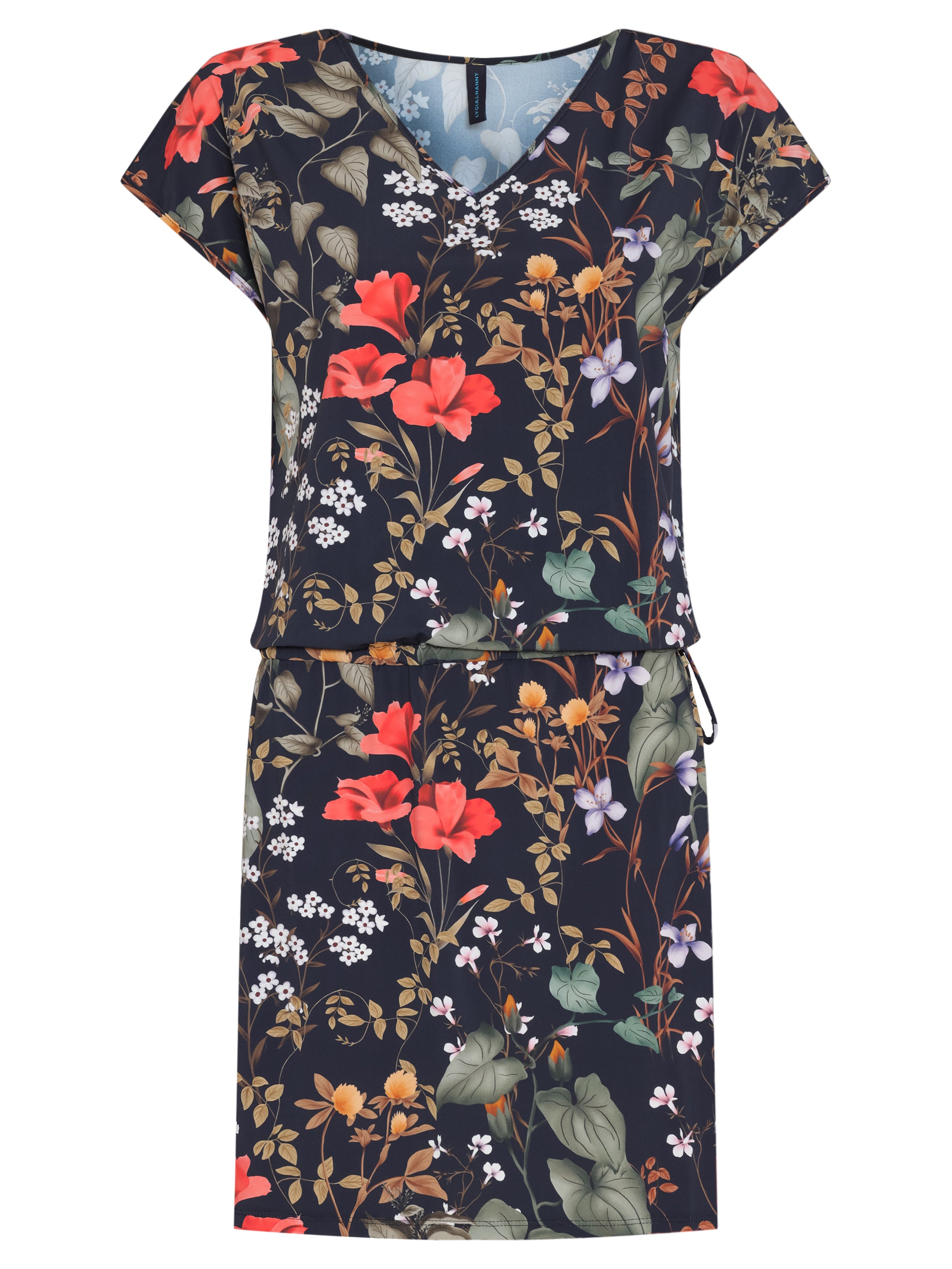 Krishna Floral-Print  Dress Orvalho