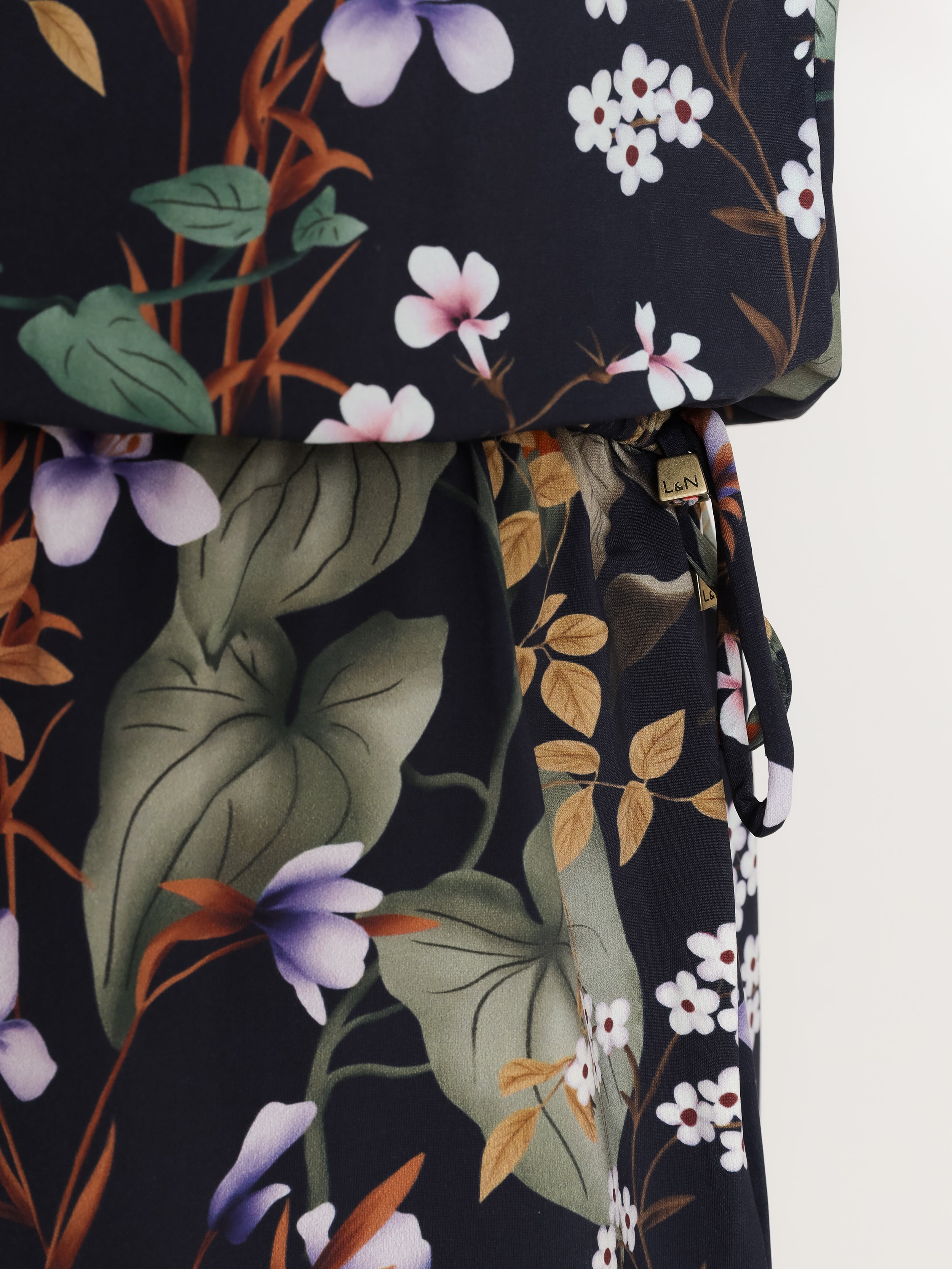 Krishna Floral-Print  Dress Orvalho