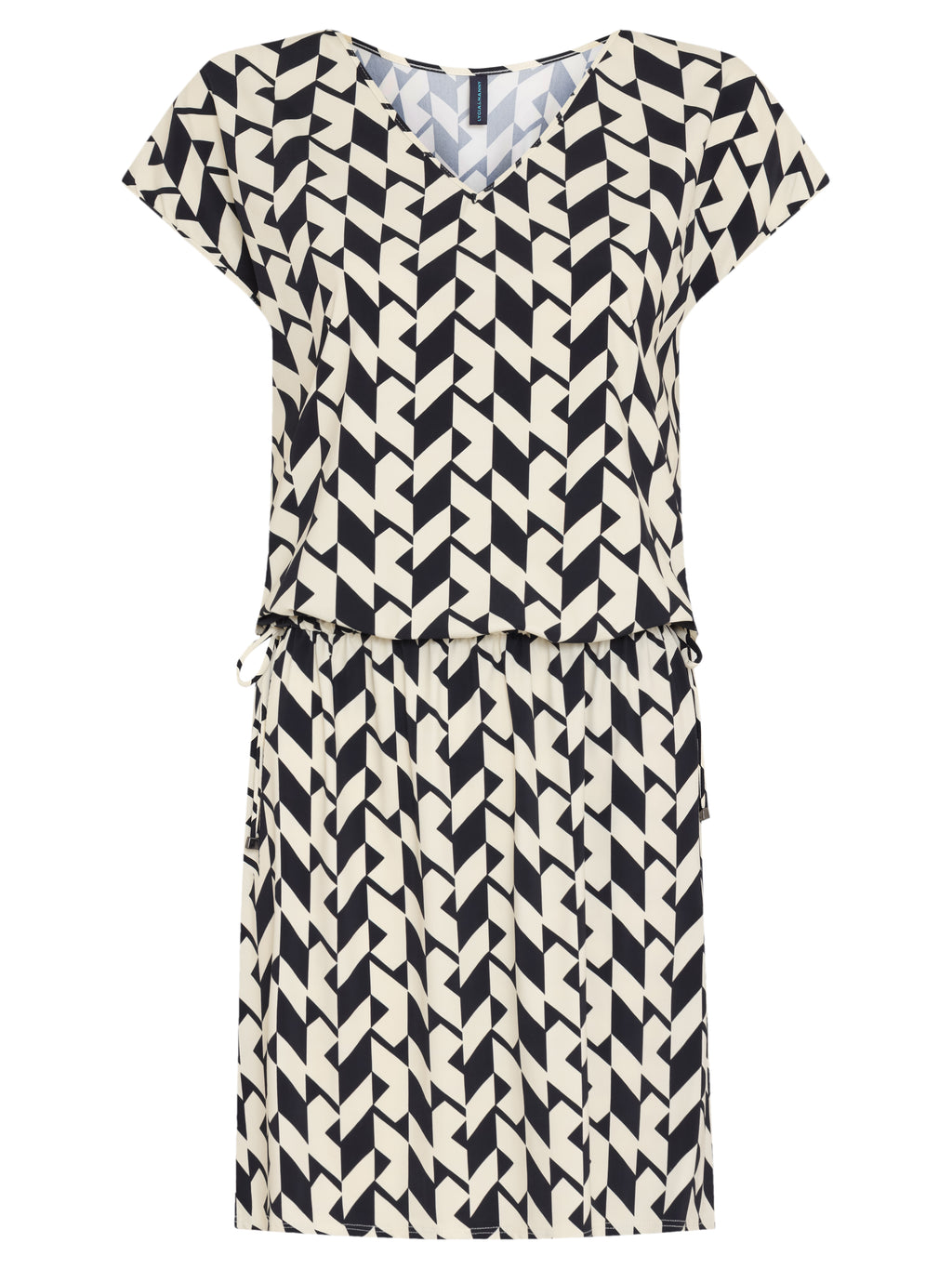 Krishna Geometric-Print Dress