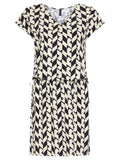 Krishna Geometric-Print Dress