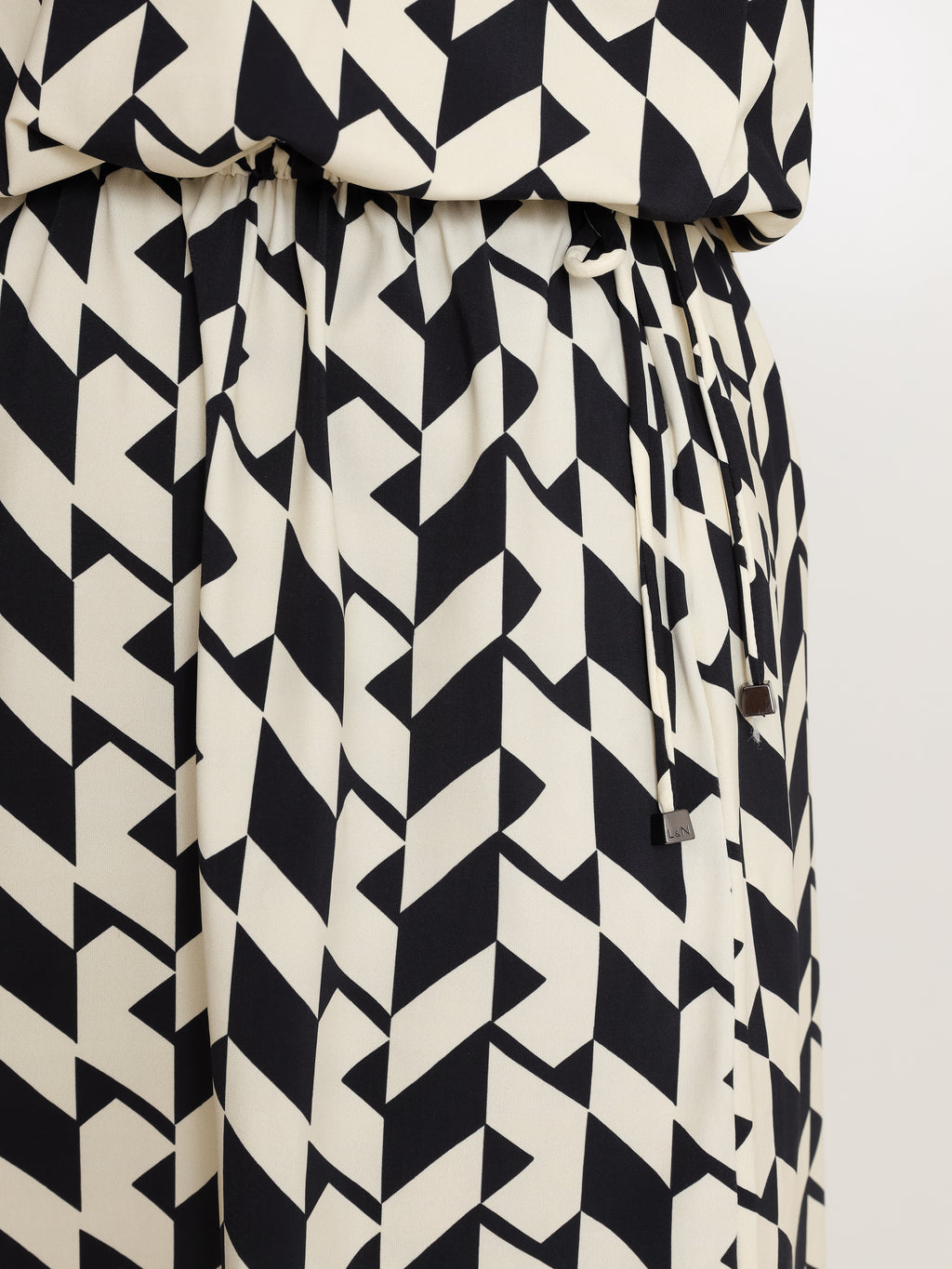 Krishna Geometric-Print Dress