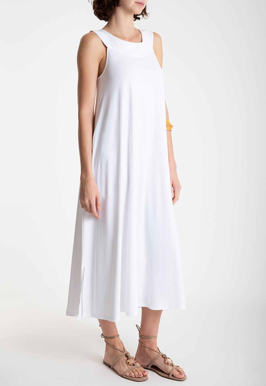Manati White Midi Dress