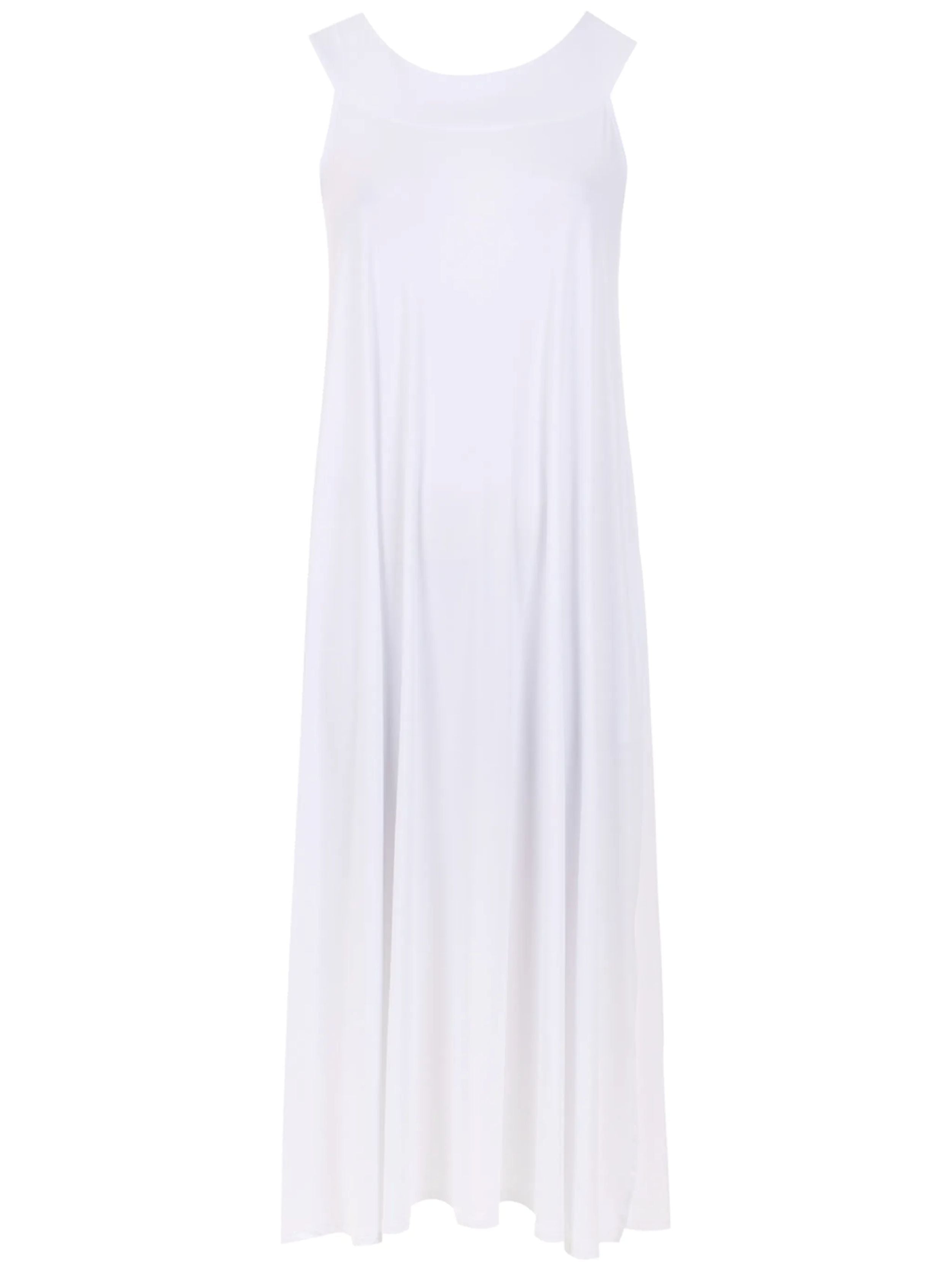 Manati White Midi Dress