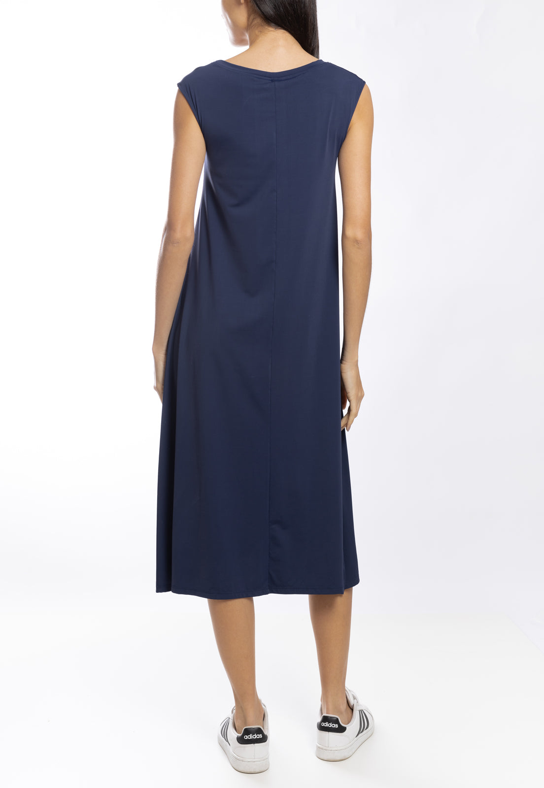 Tie Shift Midi Dress