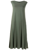 Tie Shift Midi Dress