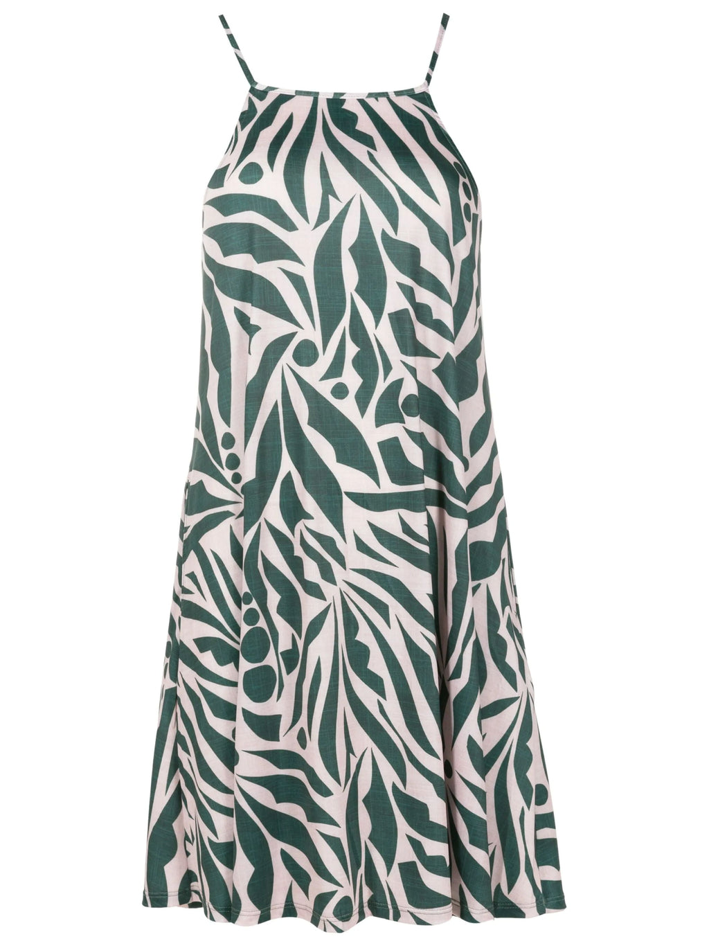 Isis Abstracte-Print Sleeveless Short Shift Dress