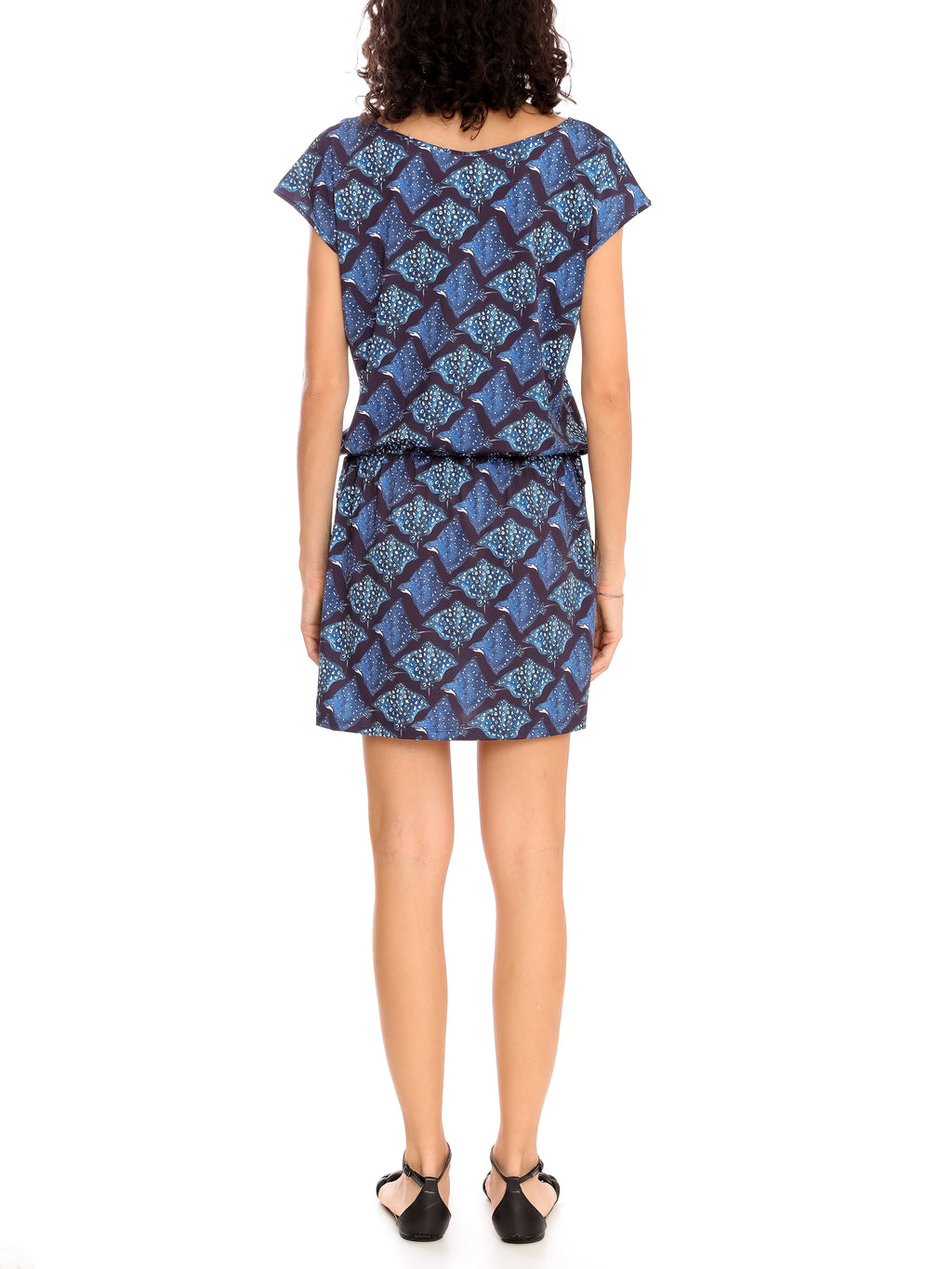 Shiva Stingrays-Print UV Dress