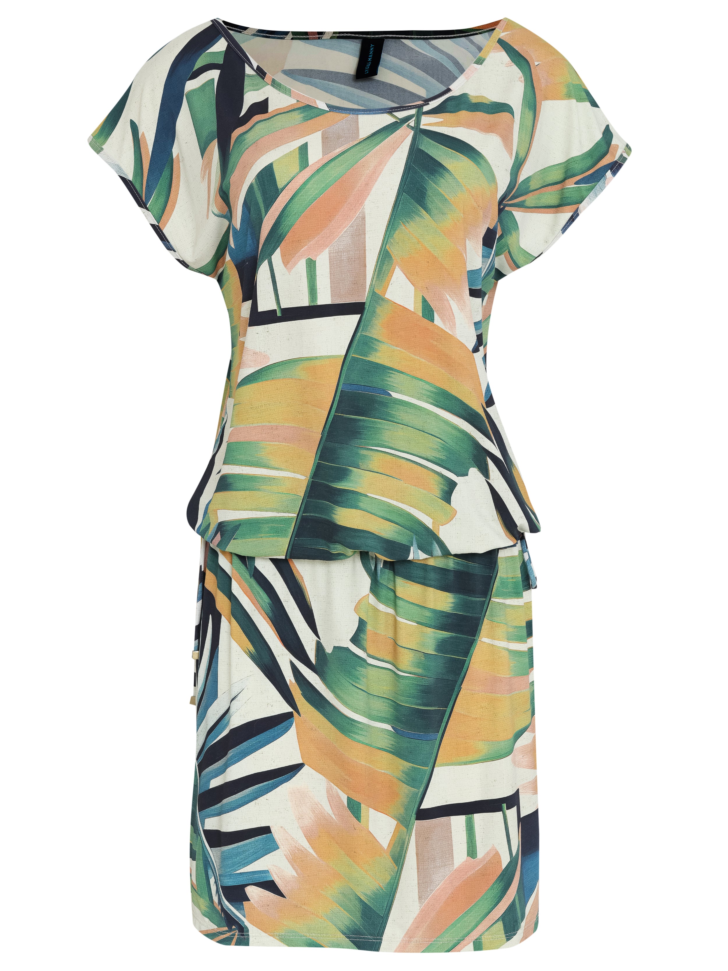 Shiva Foliage-Print UV Dress