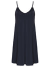 Sardenha Black Plain Essential Mini Dress