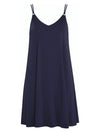 Sardenha Blue Plain Essential Mini Dress