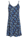 Sardenha Stingrays-Print Striped Mini Dress Raja