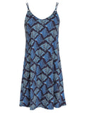 Sardenha Stingrays-Print Striped Mini Dress Raja
