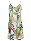 Sardenha Foliage-Print Mini Dress Sumatra
