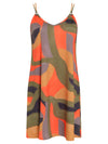 Sardenha Abstract-Print Mini Dress Sardenha