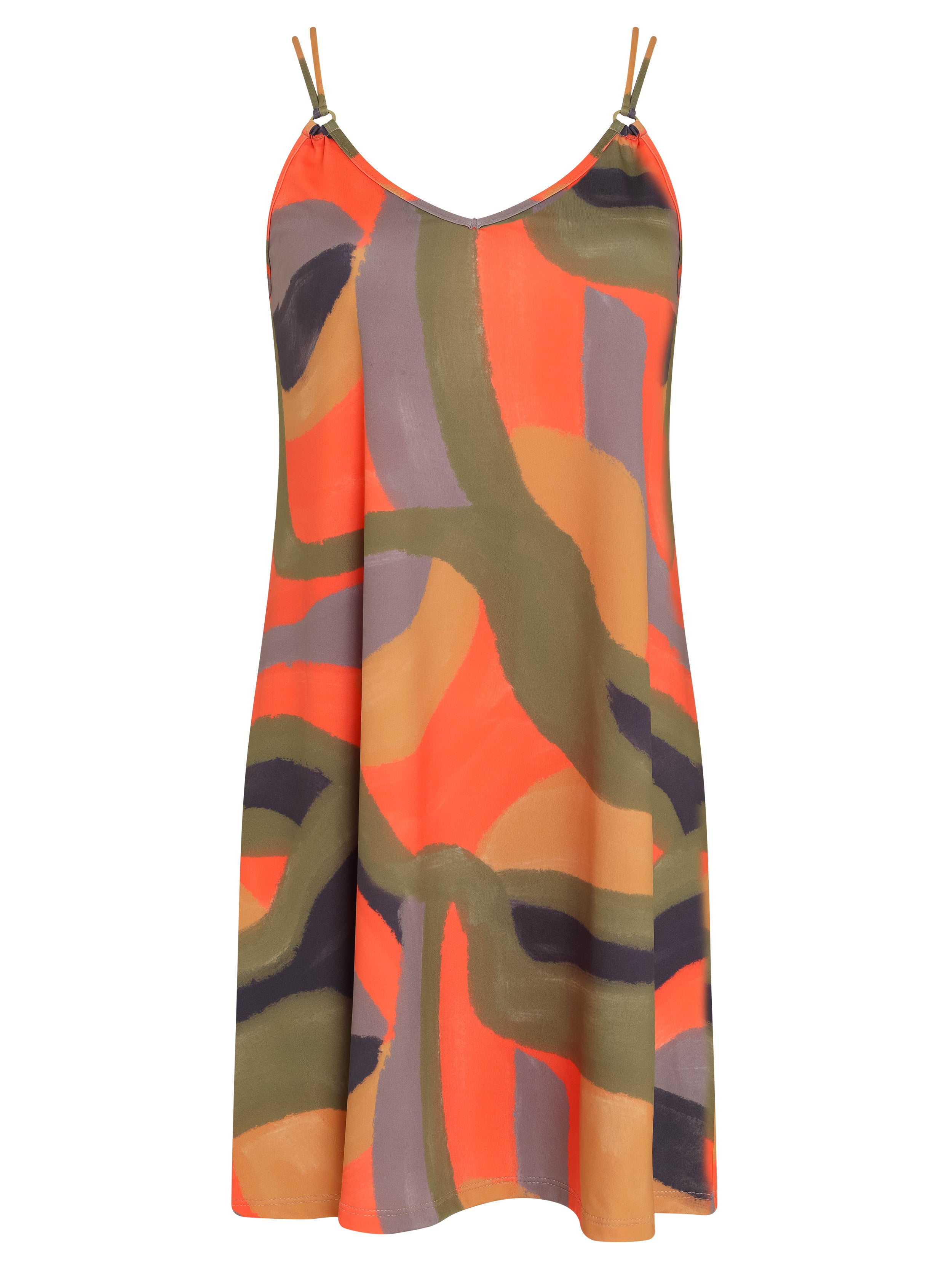 Sardenha Abstract-Print Mini Dress Sardenha