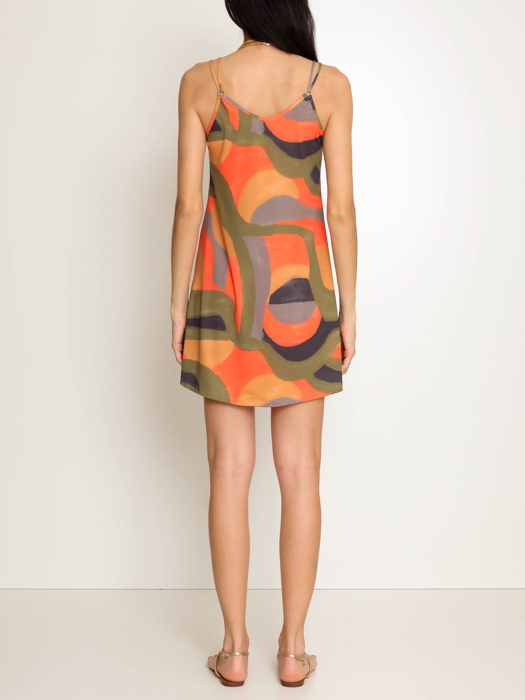 Sardenha Abstract-Print Mini Dress Sardenha