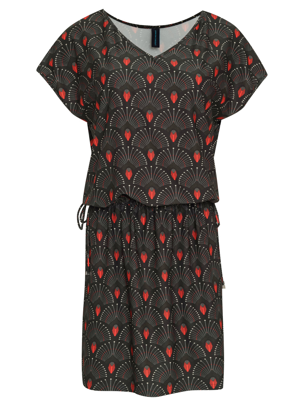 Krishna Abstracte-Print  Dress