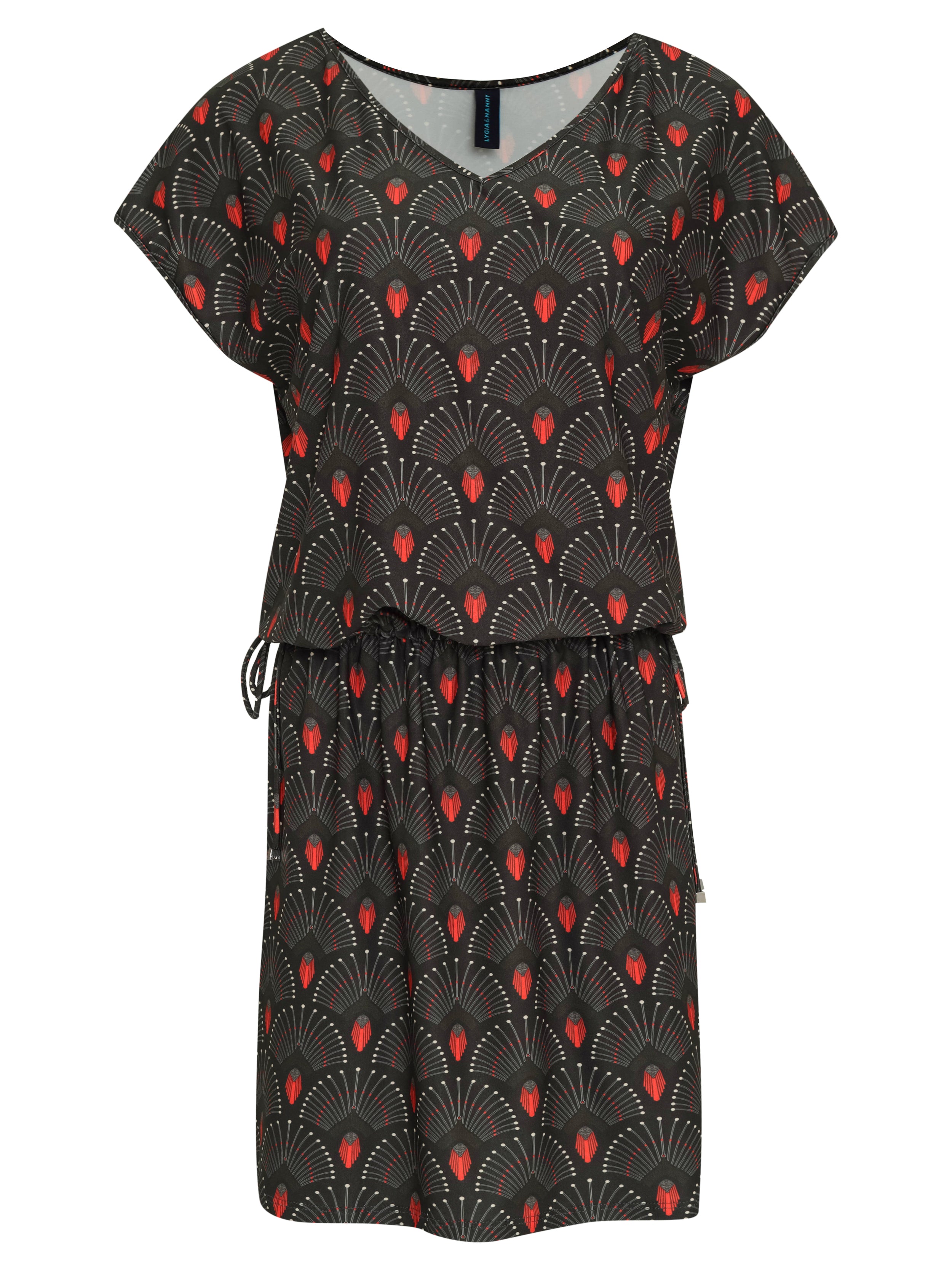 Krishna Abstracte-Print  Dress