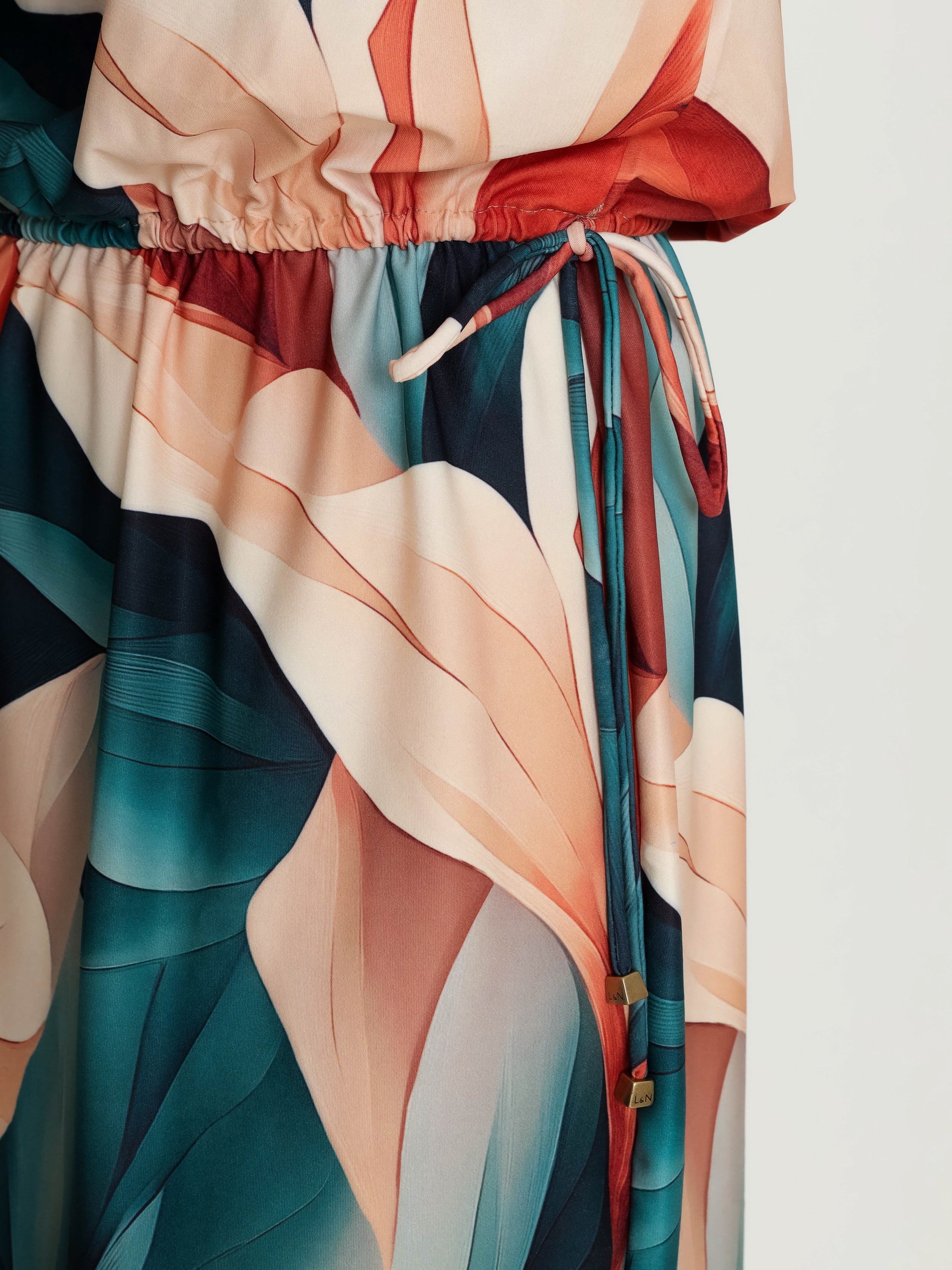 Krishna Foliage-Print  Dress