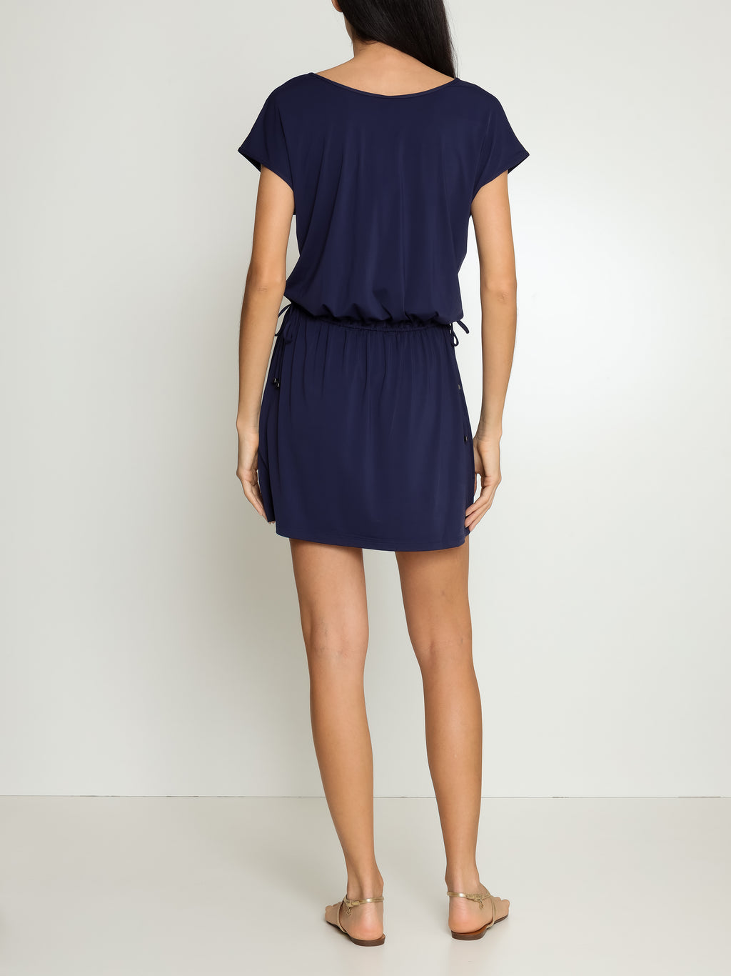 Krishna Blue Plain Dress