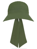 Buzios Green Neck-Tie Sun-Hat Cap