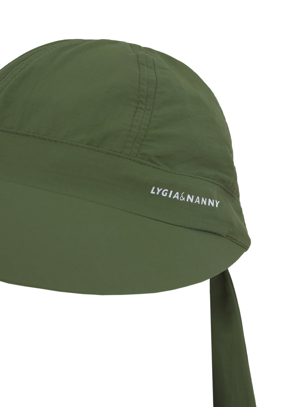 Buzios Green Neck-Tie Sun-Hat Cap