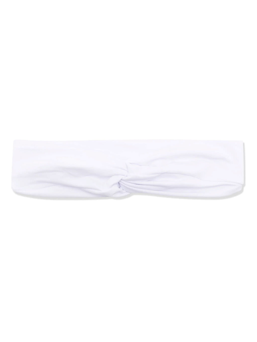 Bethania White Plain Twisted Detail Head Band