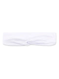 Bethania White Plain Twisted Detail Head Band