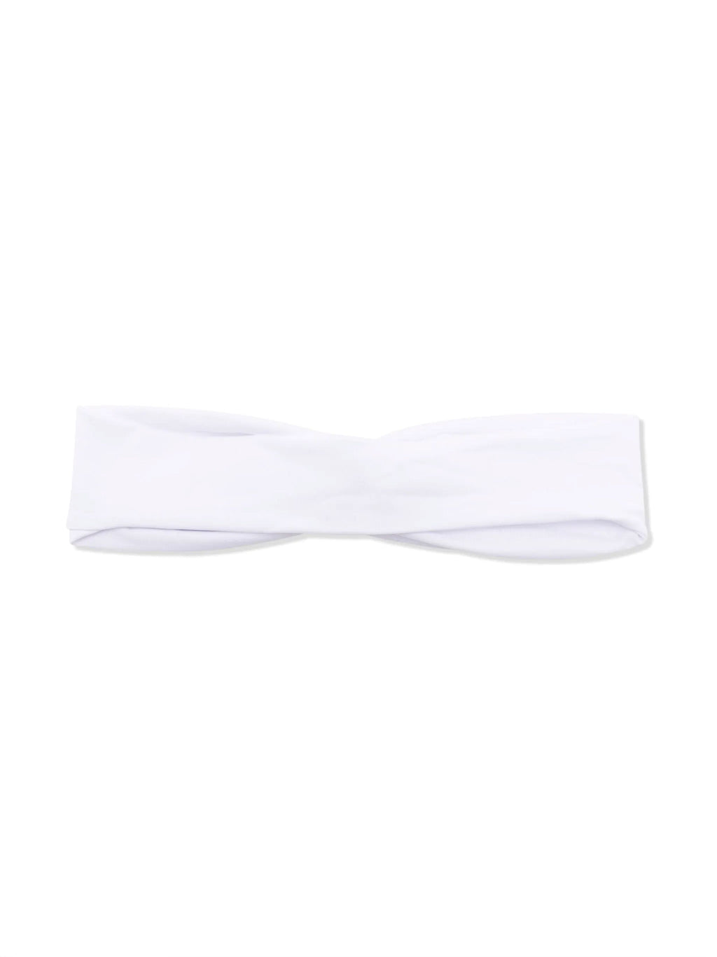 Bethania White Plain Twisted Detail Head Band