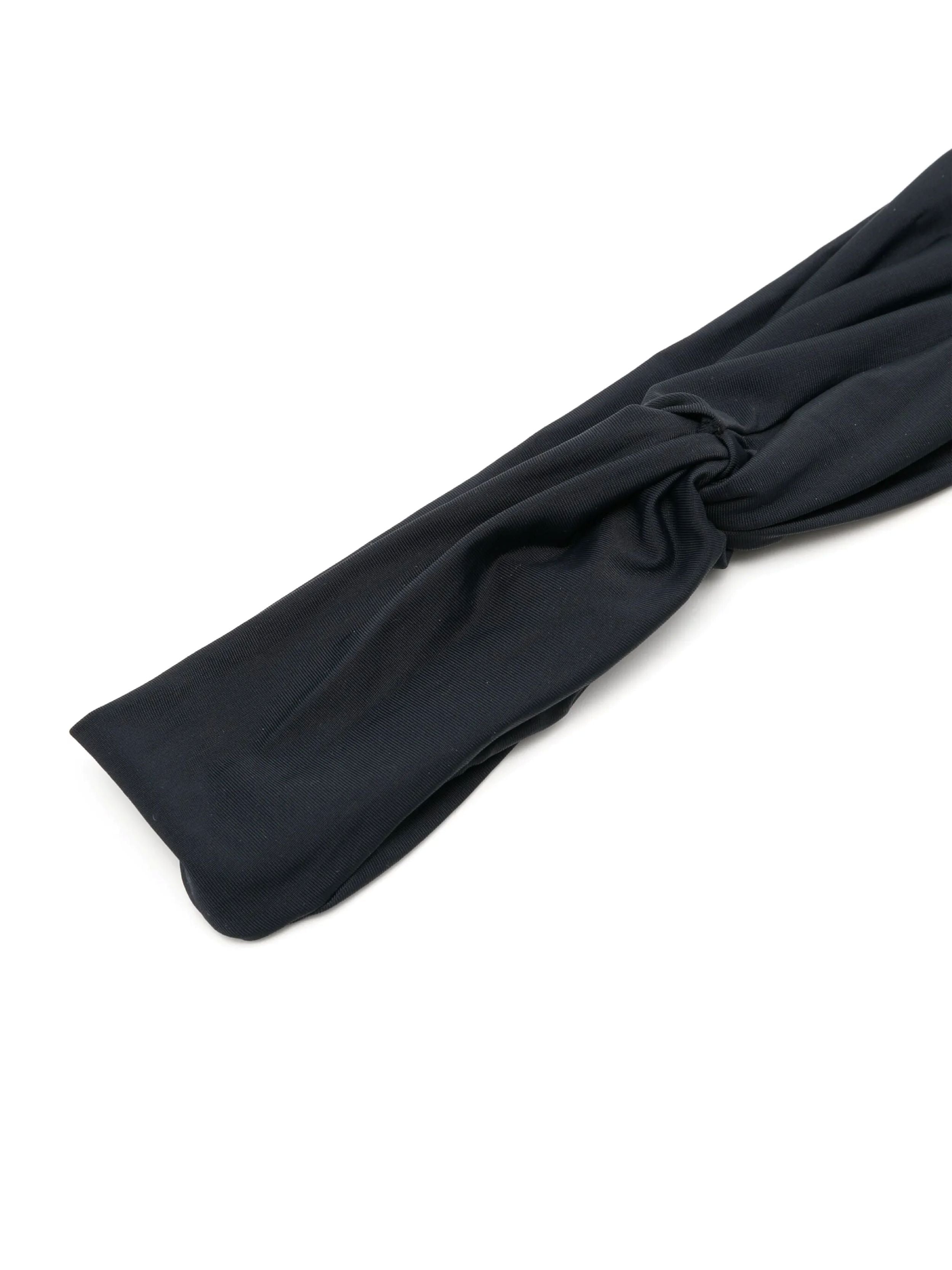 Bethania Black Plain Twisted Detail Head Band
