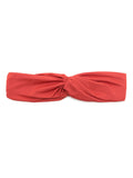 Bethania Red Plain Twisted Detail Head Band