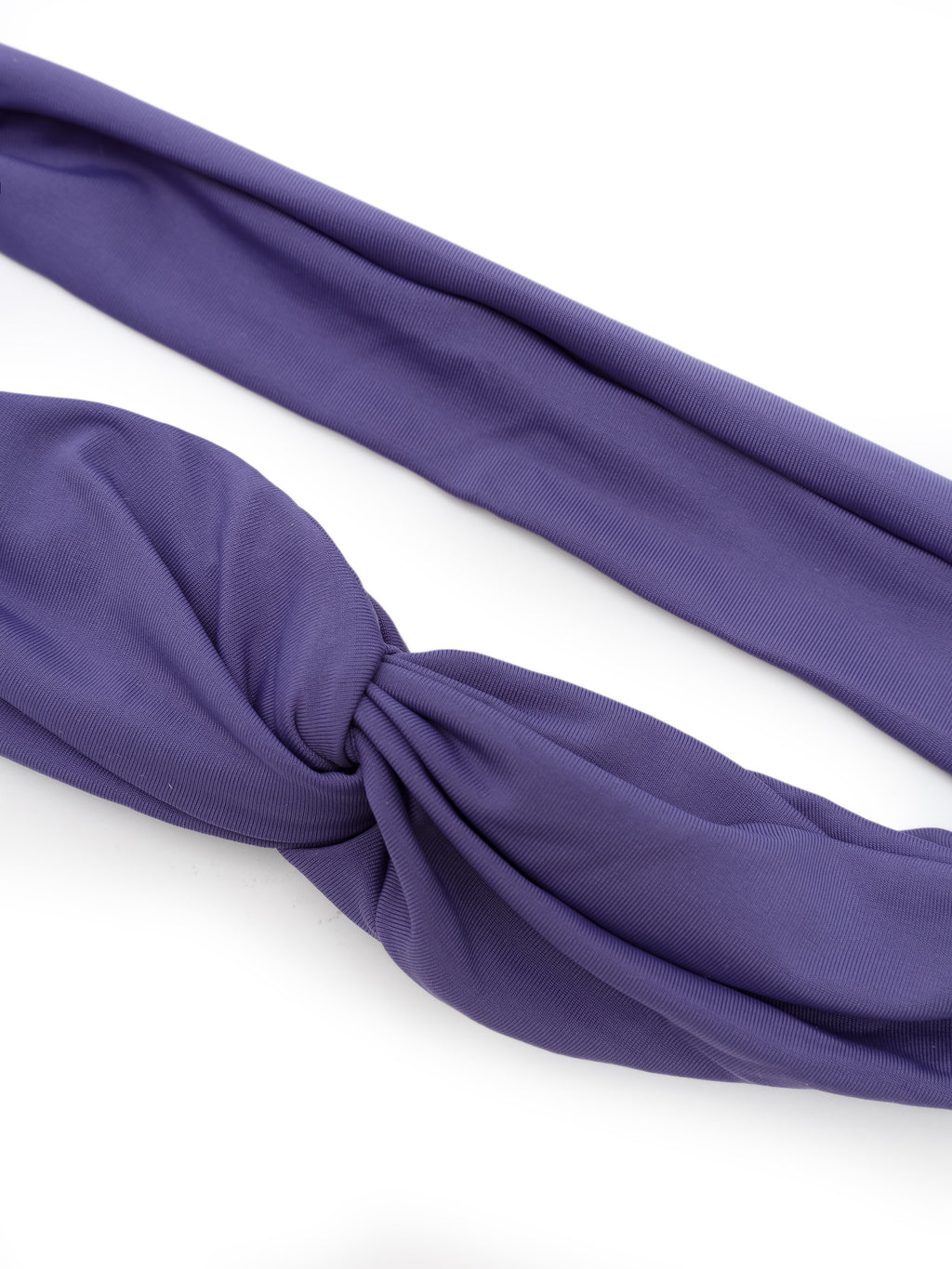 Bethania Purple Plain Twisted Detail Head Band