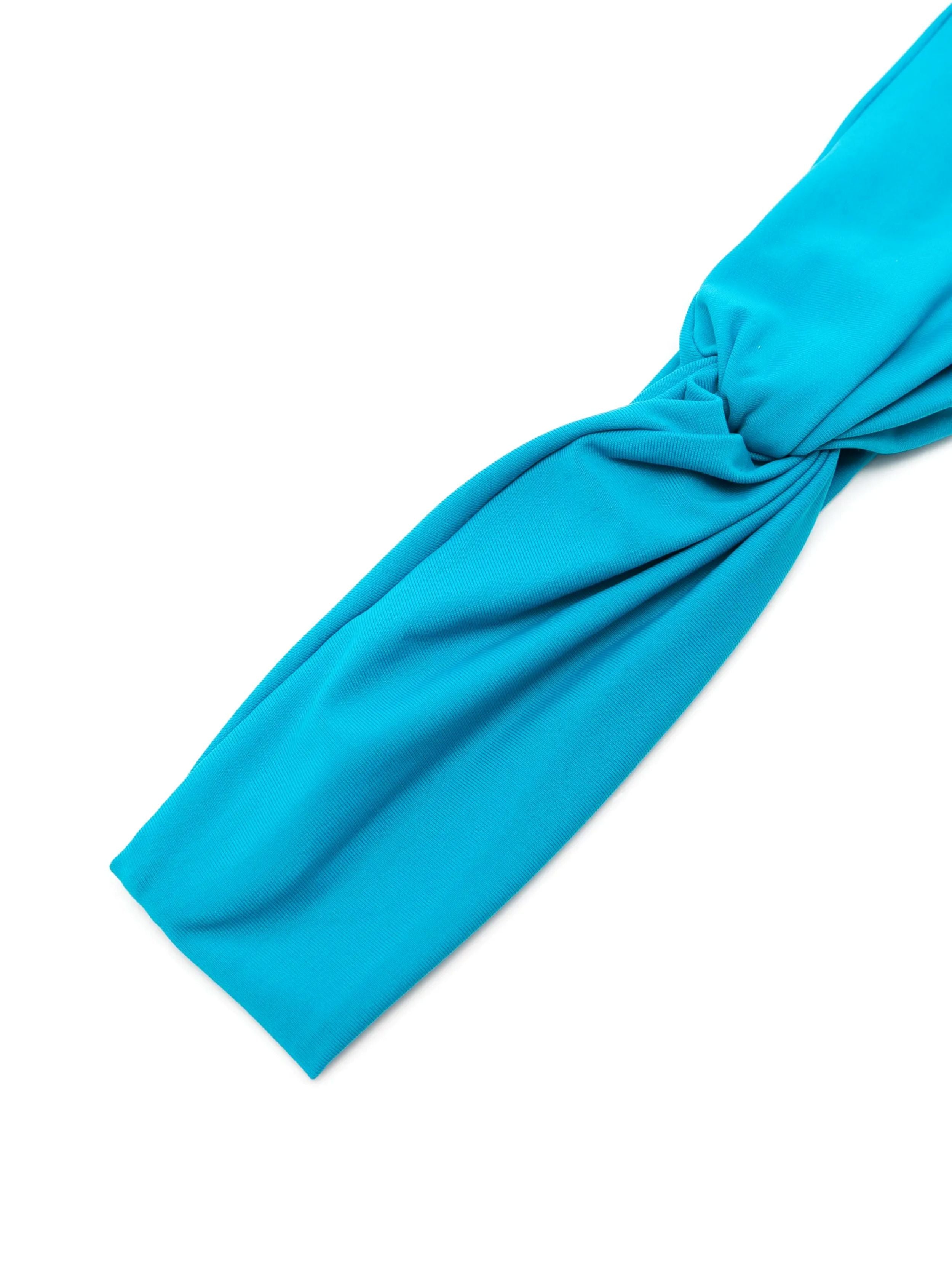 Bethania Blue Plain Twisted Detail Head Band