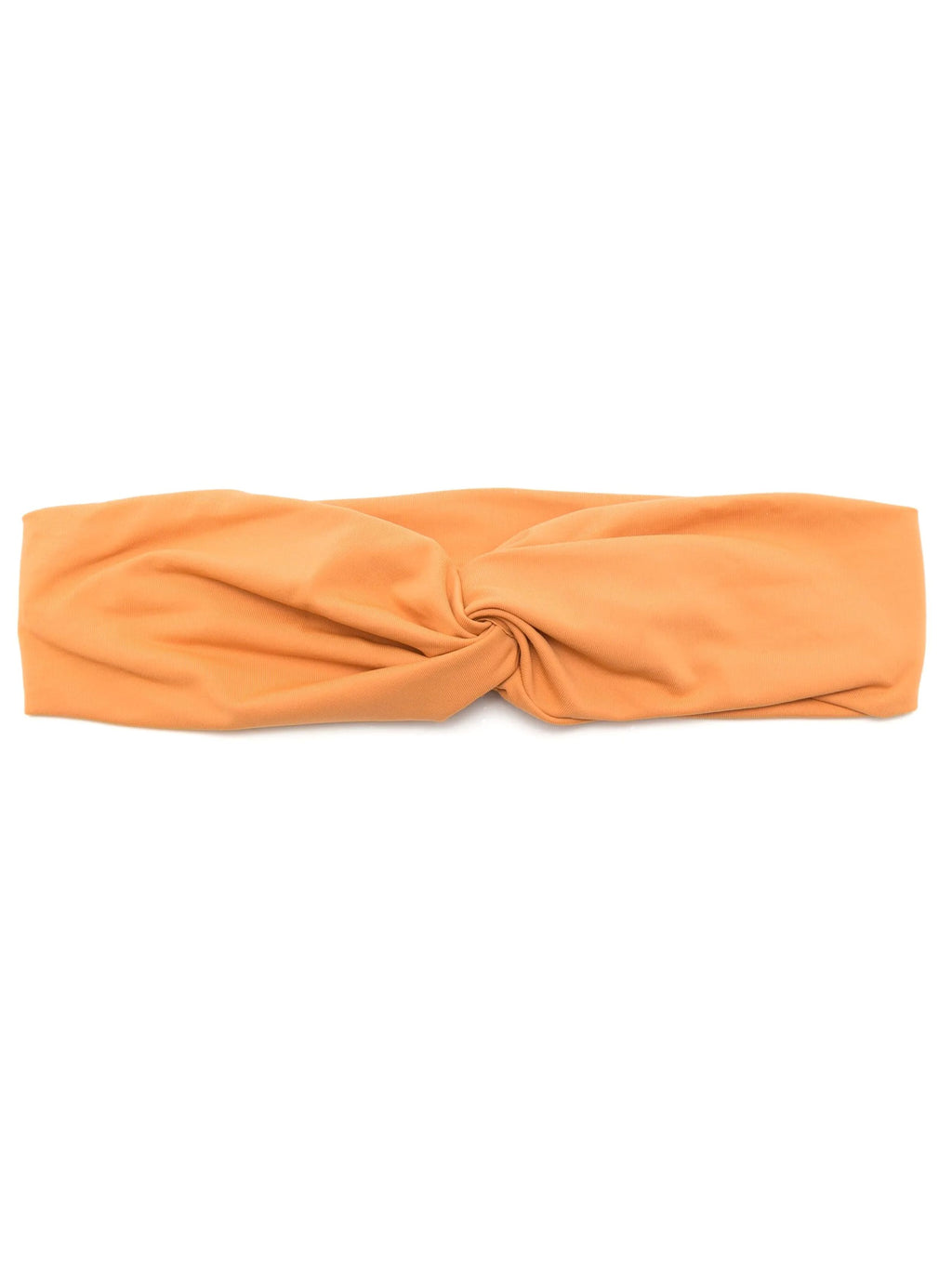 Bethania Orange Plain Twisted Detail Head Band