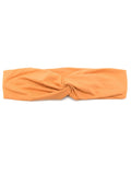 Bethania Orange Plain Twisted Detail Head Band
