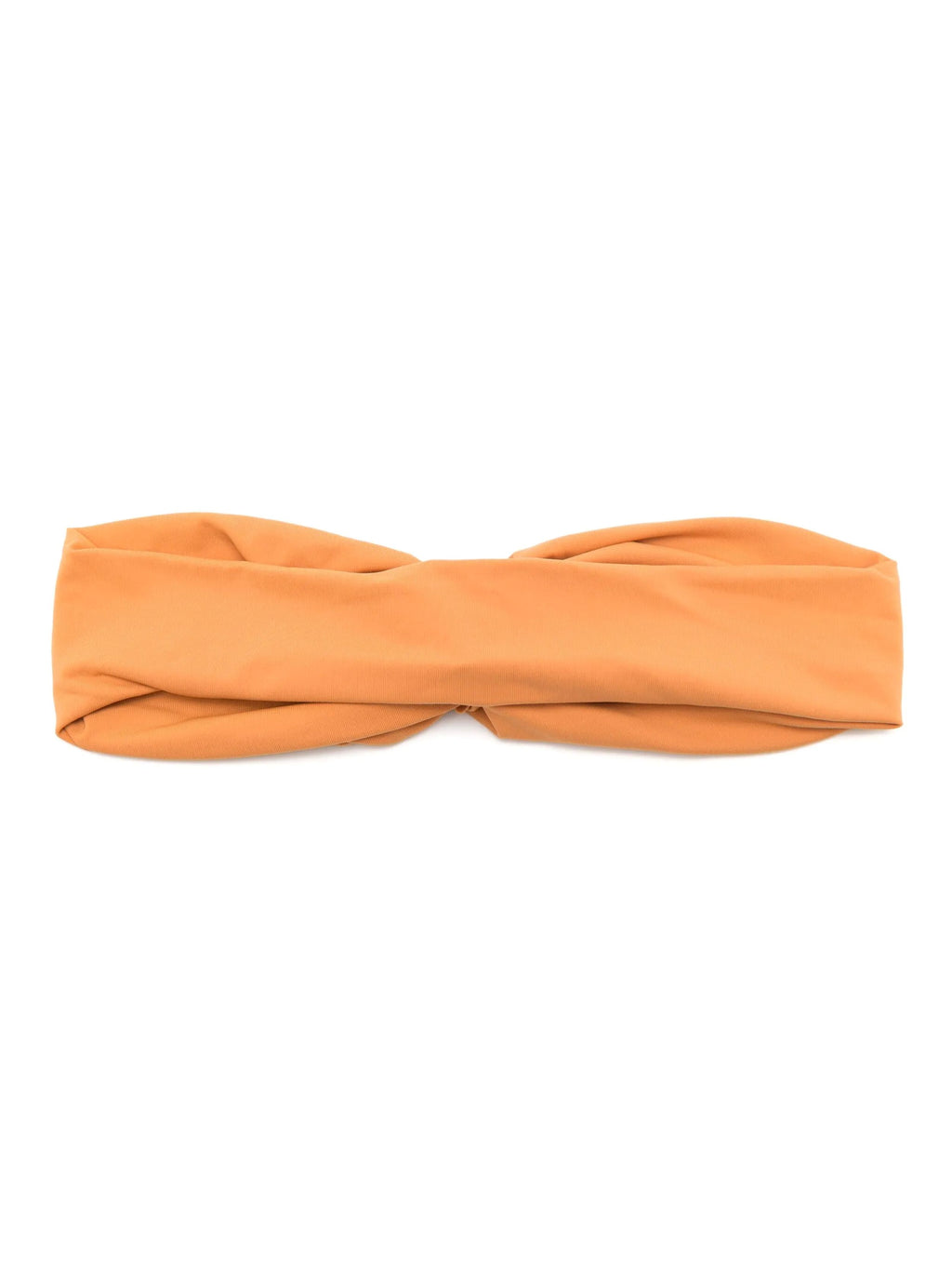 Bethania Orange Plain Twisted Detail Head Band