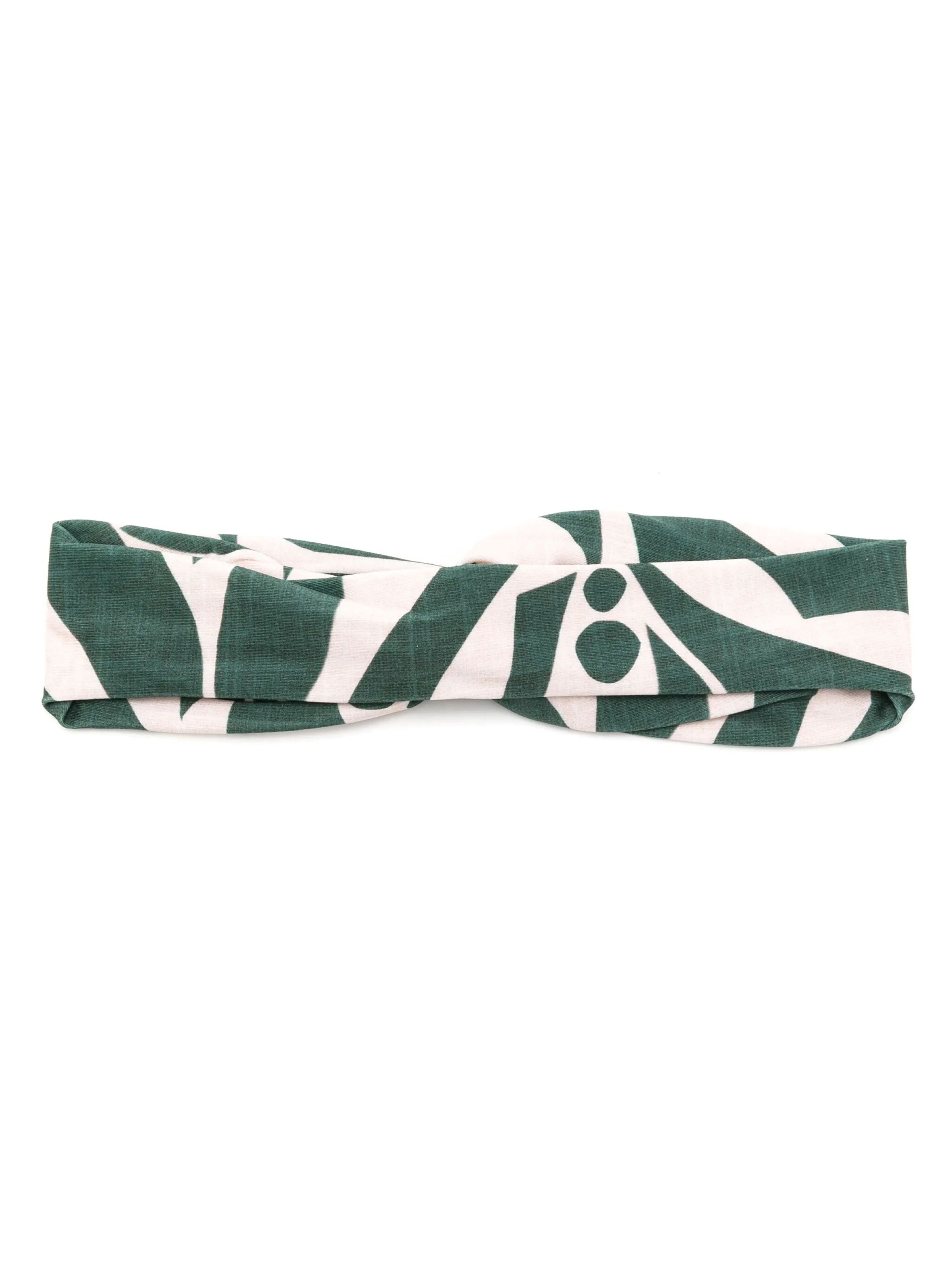 Bethania Abstracte-Print Twisted Detail Head Band