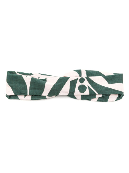 Bethania Abstracte-Print Twisted Detail Head Band