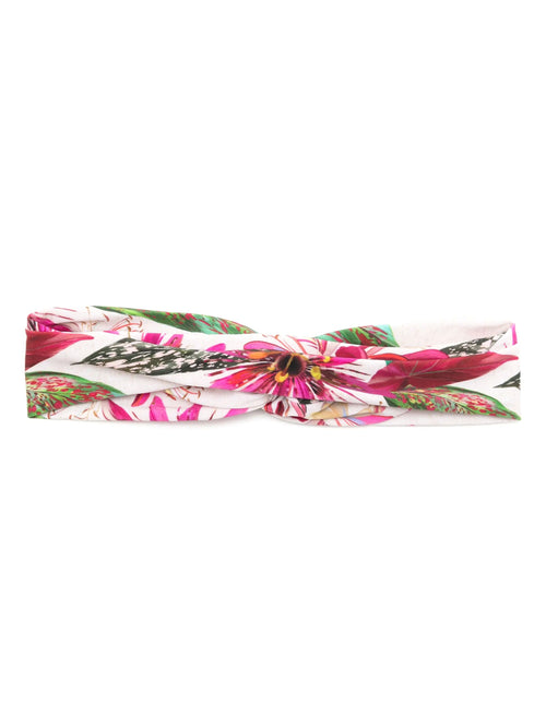 Bethania Floral-Print Twisted Detail Head Band