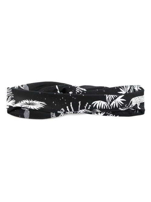 Bethania Foliage-Print Twisted Detail Head Band