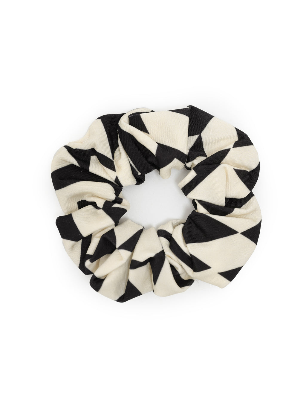 Lola Geometric-Print Scrunchie Hair