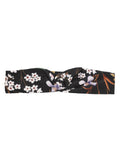 Bethania Floral-Print Twisted Detail Head Band Orvalho