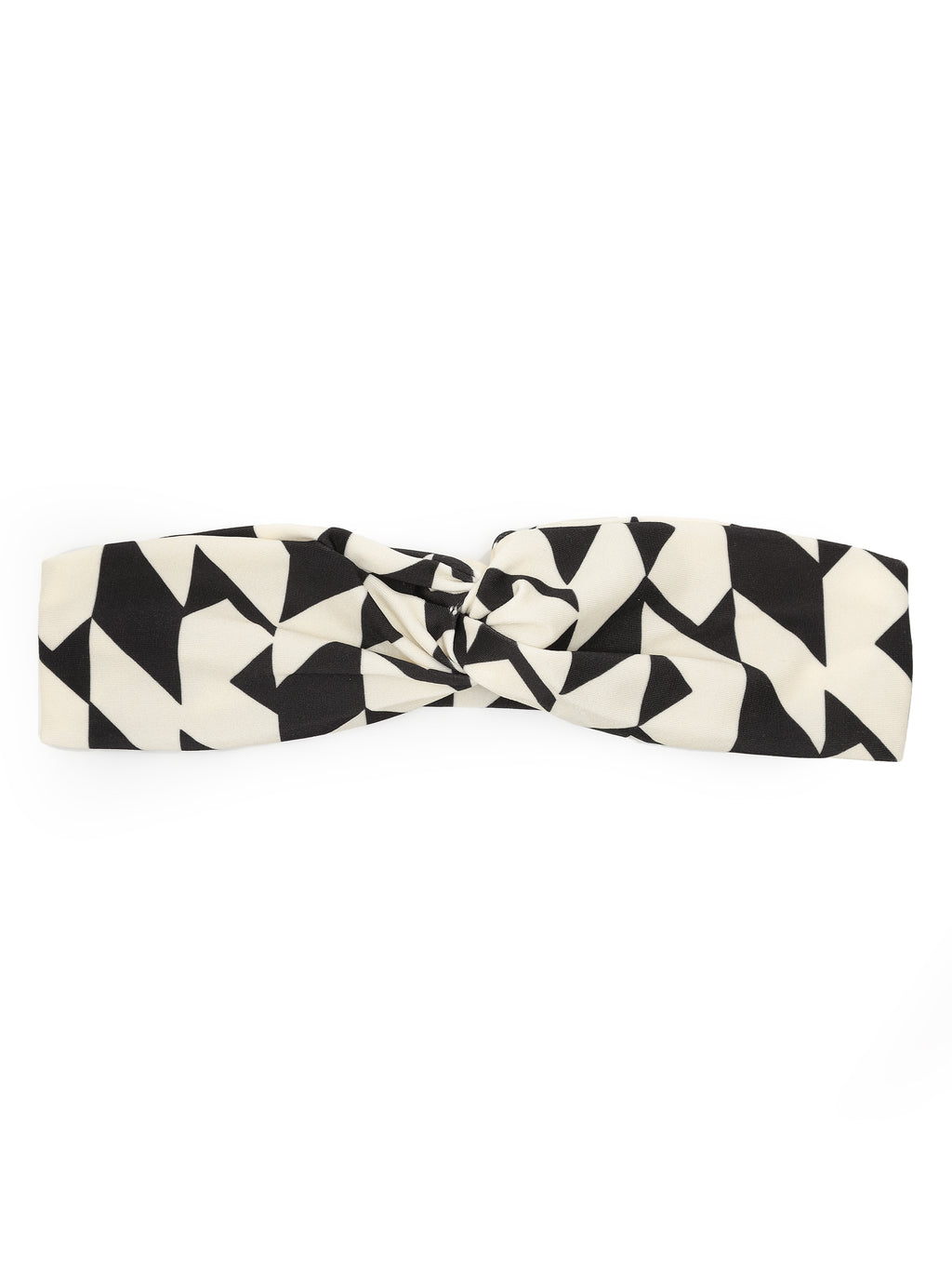 Bethania Geometric-Print Twisted Detail Head Band