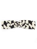 Bethania Geometric-Print Twisted Detail Head Band