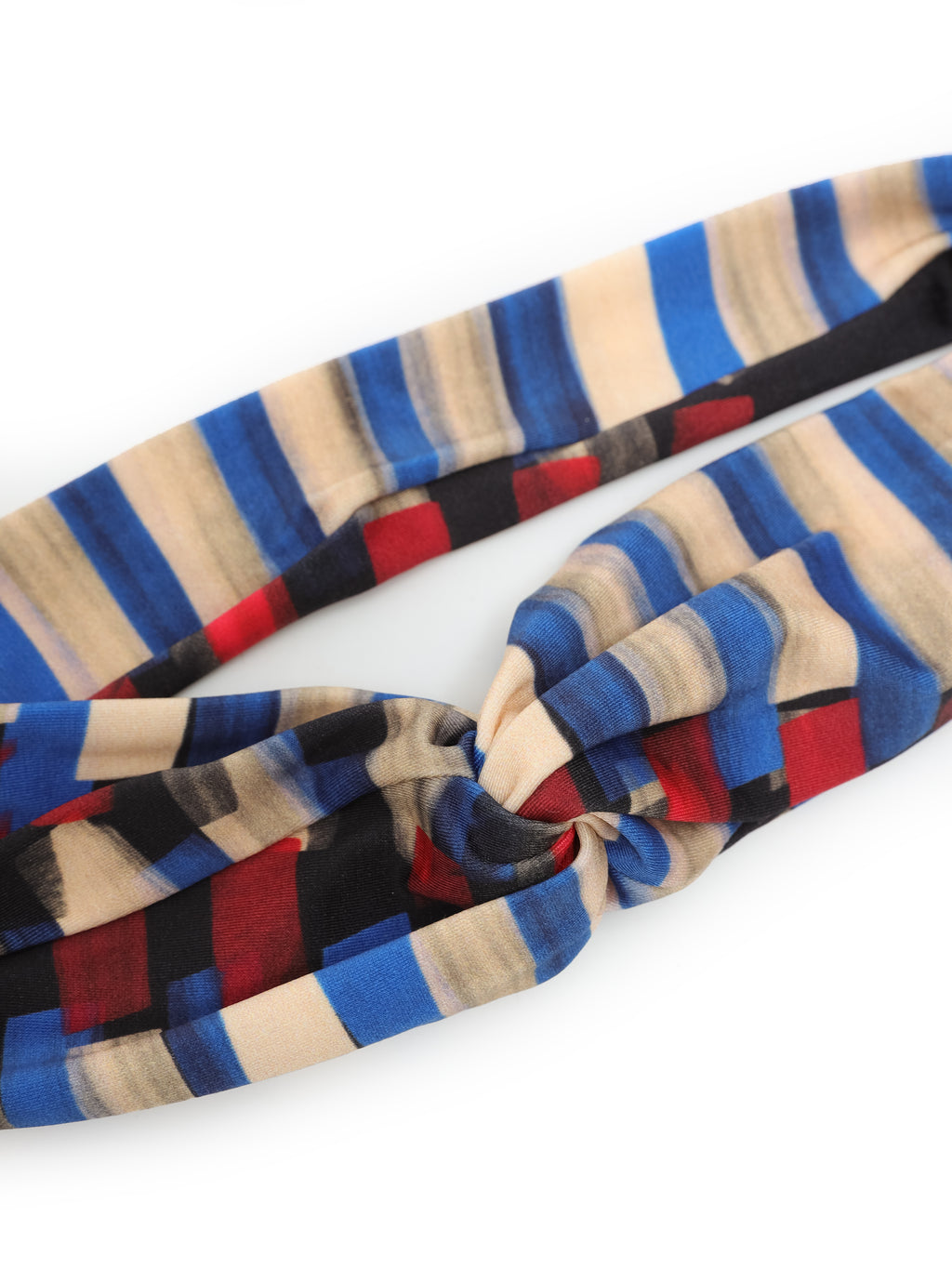 Bethânia Graphic-Print Twisted Detail  Head Band