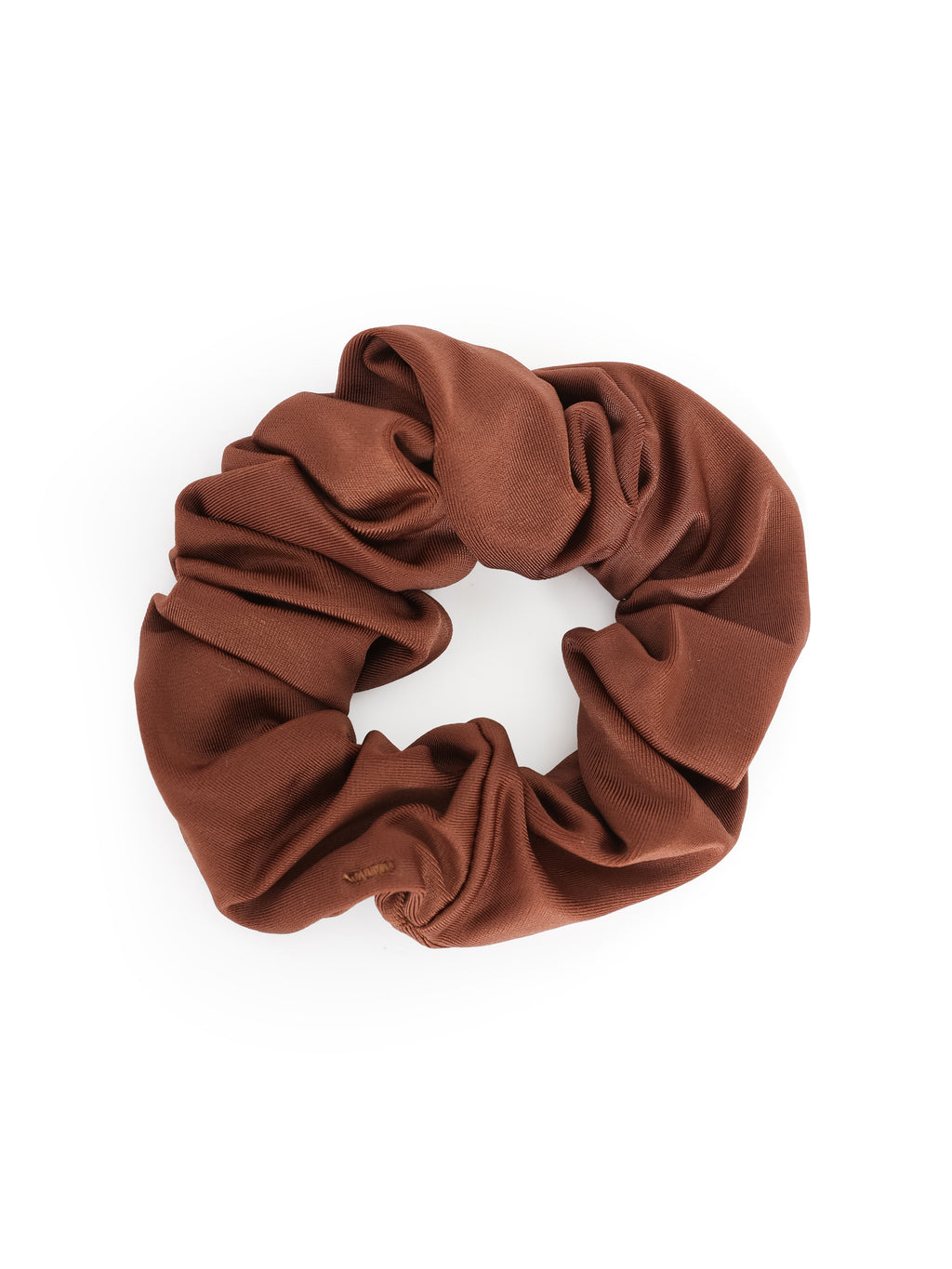 Lola Brown Plain Scrunchie Hair