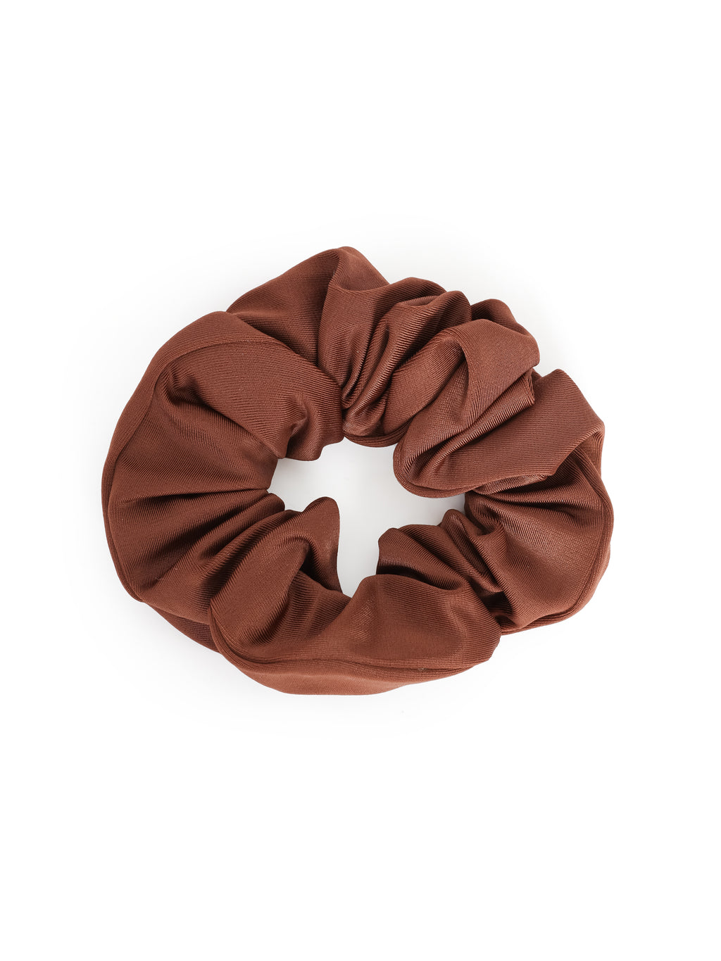 Lola Brown Plain Scrunchie Hair