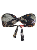 Hawaii Floral-Print Twisted Detail Bikini Top Orvalho
