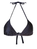 Iasmim Blue Plain Triangle Bikini Top